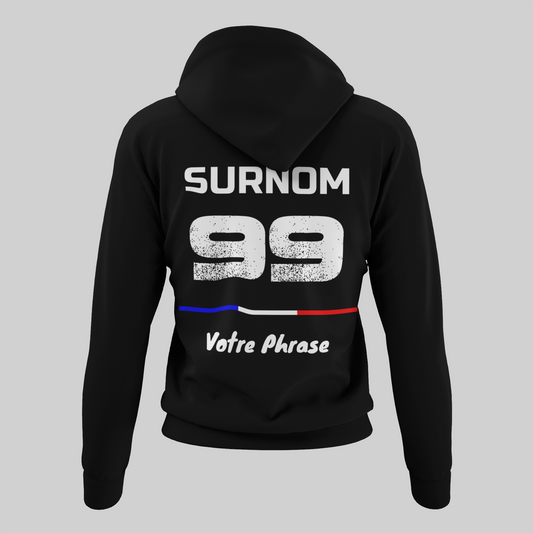 Sweat à Capuche PERSONNALISÉ - Black Signature
