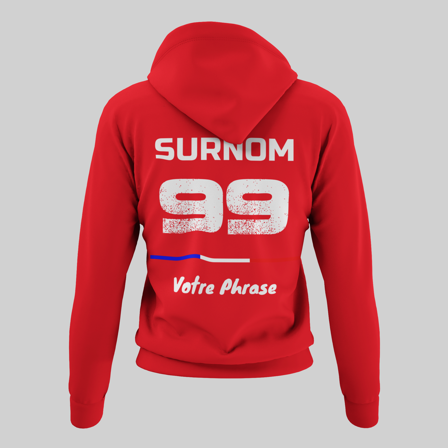 Sweat à Capuche PERSONNALISÉ - Red Signature