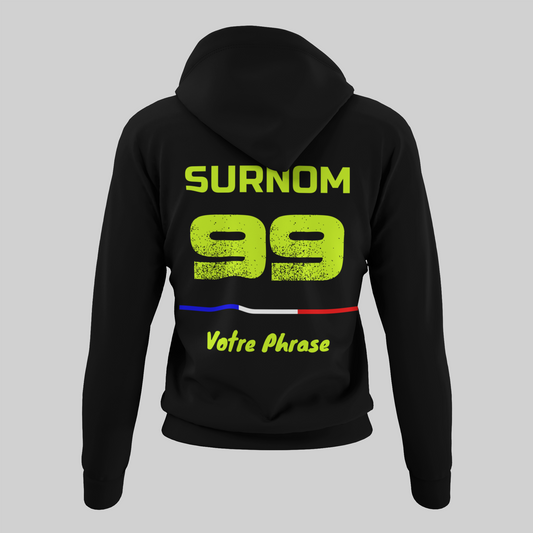 Sweat à Capuche PERSONNALISÉ - Black Signature
