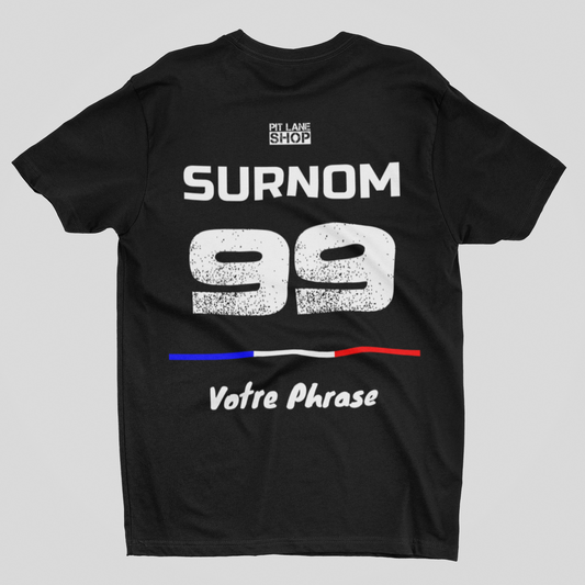 T-shirt PERSONNALISÉ - Black Signature
