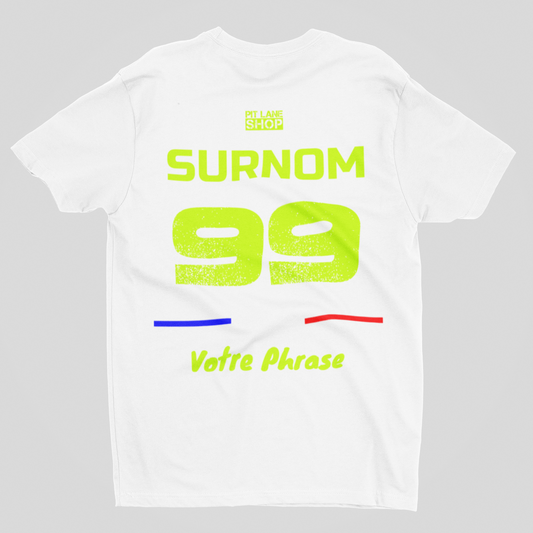 T-shirt PERSONNALISÉ - White Signature