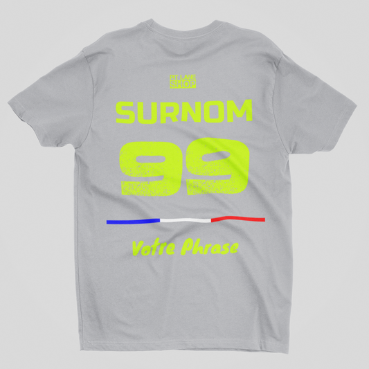 T-shirt PERSONNALISÉ - Gray Signature