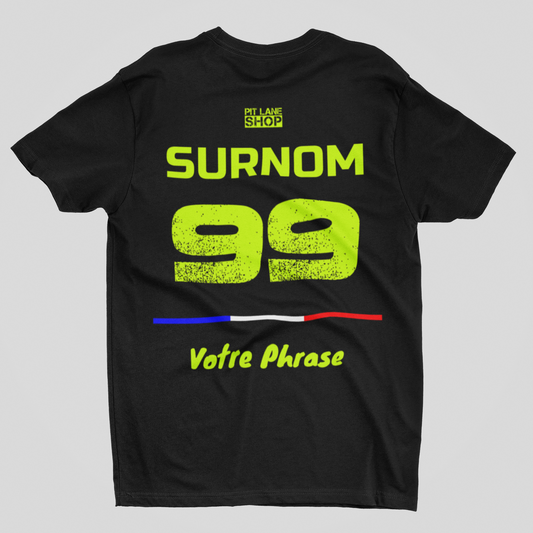 T-shirt PERSONNALISÉ - Black Signature