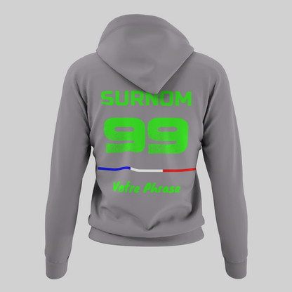 Sweat à Capuche PERSONNALISÉ - Gray Signature