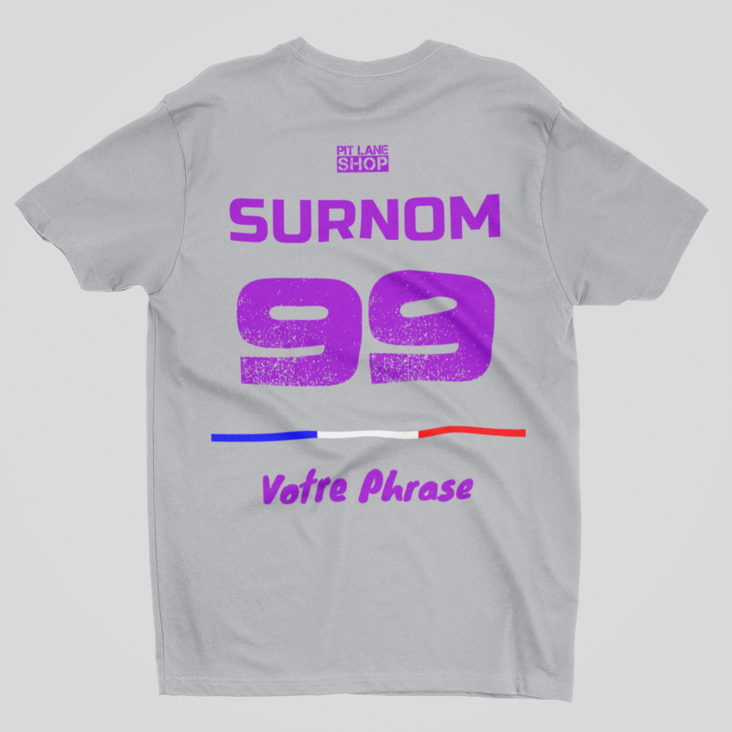 T-shirt PERSONNALISÉ - Gray Signature