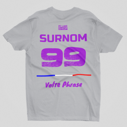T-shirt PERSONNALISÉ - Gray Signature